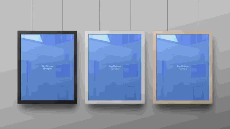 Poster Mockups: The World of 40 x 50 Hanging Modern Designs
  